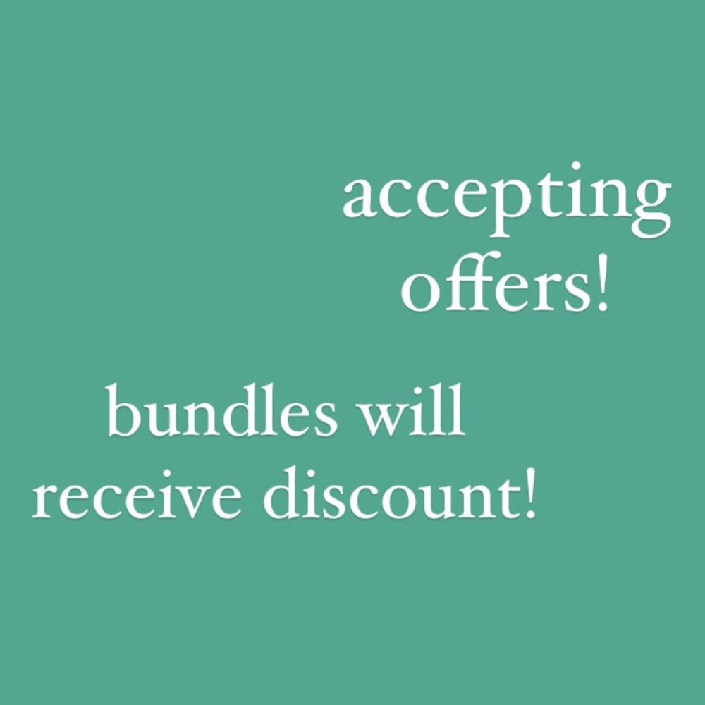 bundle or make offers & SAVE🤑